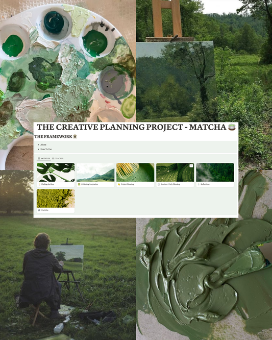 THE CREATIVE PLANNING PROJECT - MATCHA EDITION
