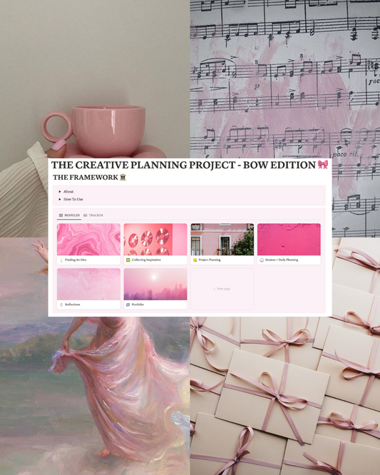 THE CREATIVE PLANNING PROJECT - BOW EDITION