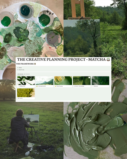 THE CREATIVE PLANNING PROJECT - MATCHA EDITION