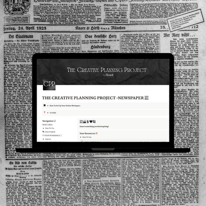 THE CREATIVE PLANNING PROJECT - NEWSPAPER EDITION